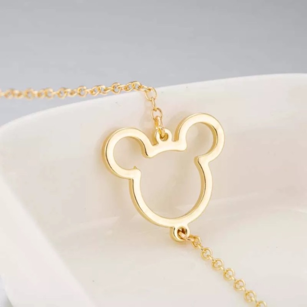 Gold Colored Mickey Mouse Disney Bracelet